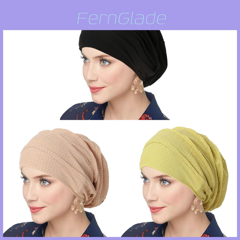 Polyester Knit Breathable Casual Beanie For Women With Elastic Fit Summer
