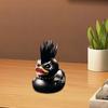 Lovely Duckieville Duck Statuette Punk Rock Duck Statue Satanic Duck