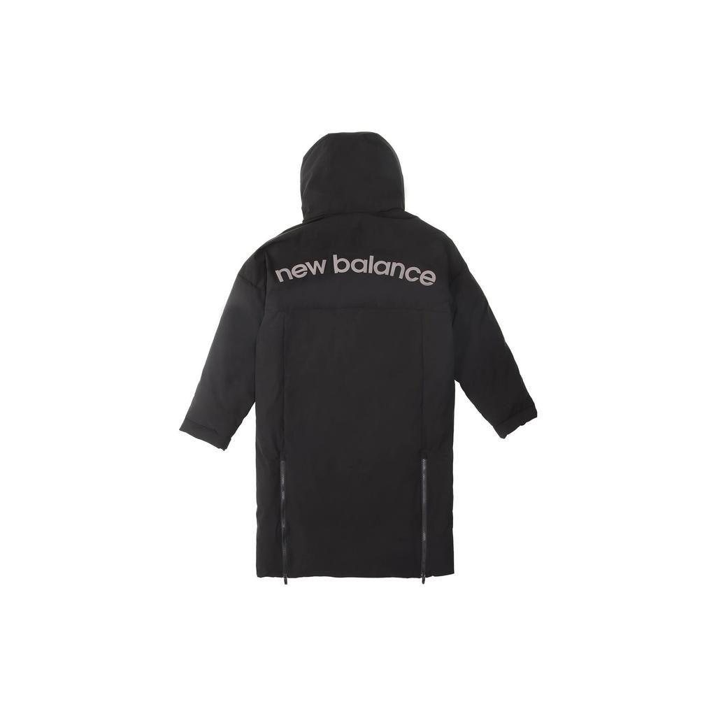 New Balance Parka Coats Men's Black Hooded Moderate NQ94R041-BK