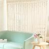 Macrame Wall Hanging Tapestry Boho Door Window Woven Hanging Curtain for Apartment Bedroom Living Room Bohemian Wall Decoration