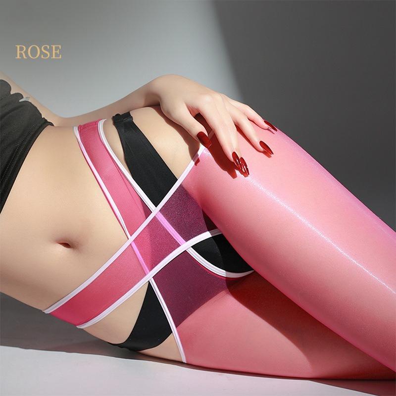 Sexy 1D Ultra-Thin Silky Tights Women Crossed Crotch Pantyhose Erotic Lingerie Glossy Party Pole Dance Stocking Sex Game Ootd