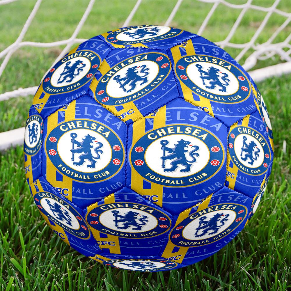 Chelsea Football Club Theme Size 5 Soccer Ball, Suitable for Both Indoor and Outdoor Matches, a Gift Suitable for Everyone.
