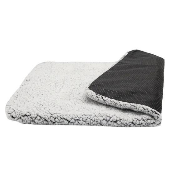 Self Heating Cat Pad Thermal Pet Mat Bed with Non-Slip Base Non-Electric Cat Warmer Pad with Removable Washable Cover for Dogs Cats Couch Floor Use