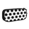 Soccerly Checkered Plaid Footbally Pencil Case for Boys Girls Large Capacity Pen Box Bag School Accessories
