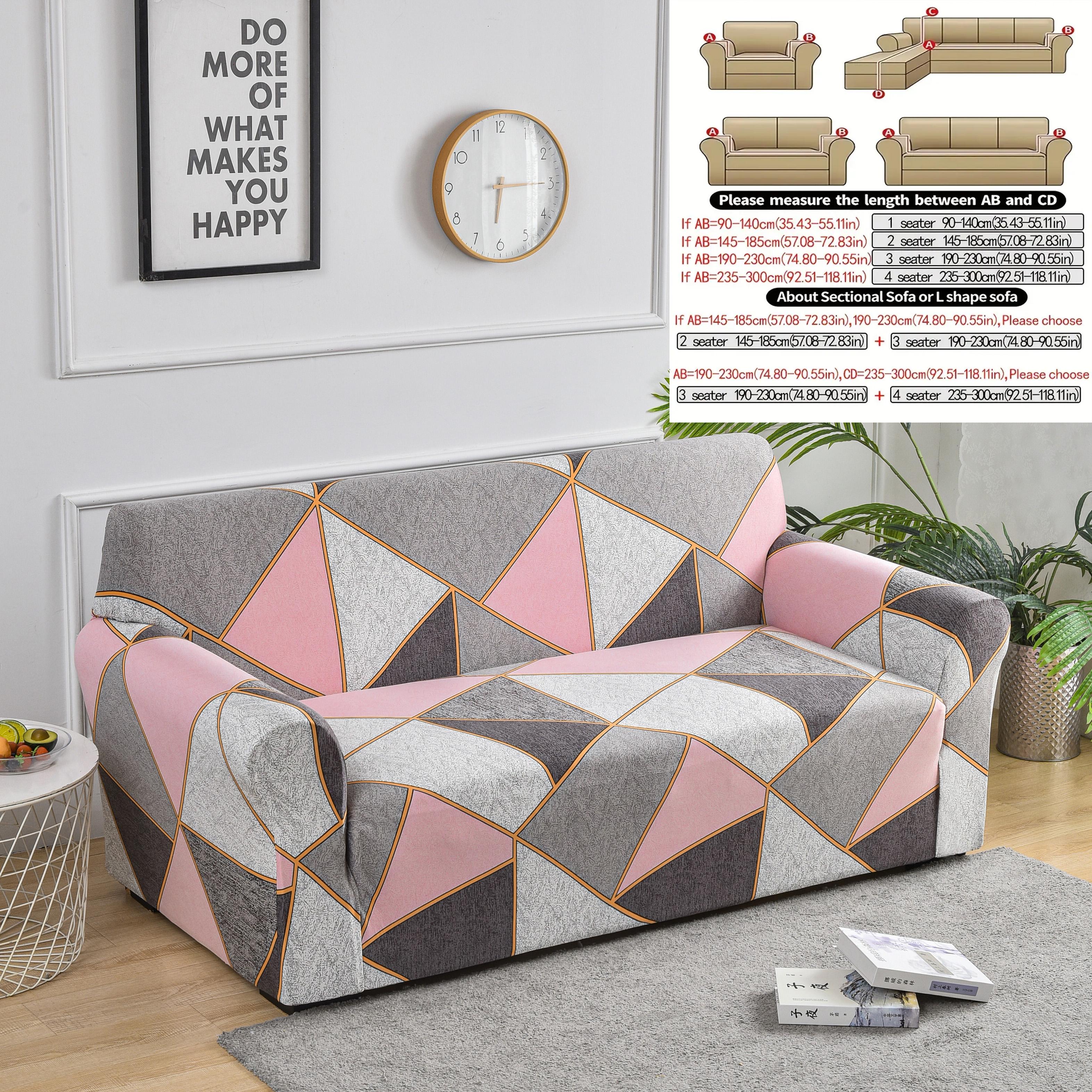 

1 эластичный чехол для дивана с принтом, в комплекте все необходимое, противоскользящий, устойчивый к воздействию пыли и кошек, прочный, можно мыть, подходит для декора и защиты домашнего дивана. 1-Seater