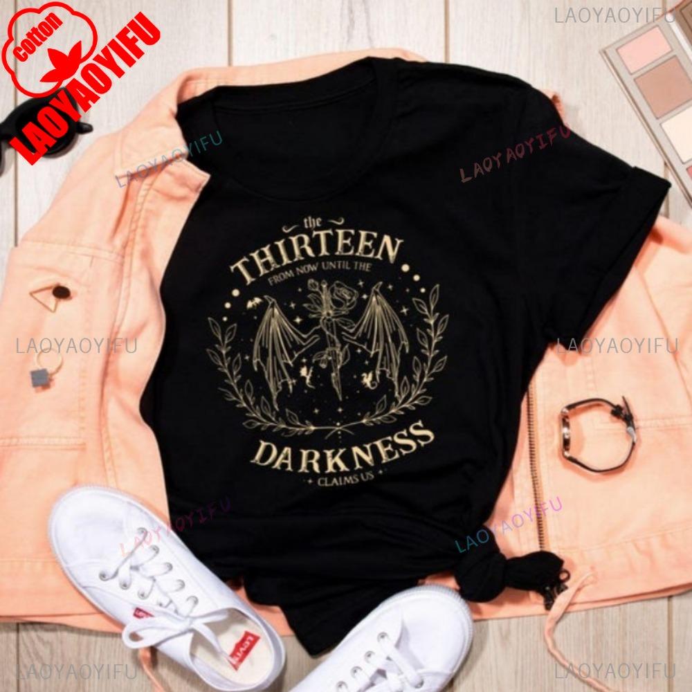 Retro The Thirteen Throne Of Glass Shirt From Darkness Claim Us Tshirt Bookish Gift Unisex Unisex Tees Streetwear New Style
