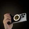 Magnetische Smartphone Handgreep met Afneembare 30M Bluetooth Afstandsbediening met Invullicht Anti-shake Selfie Handgreep Foto Beugel
