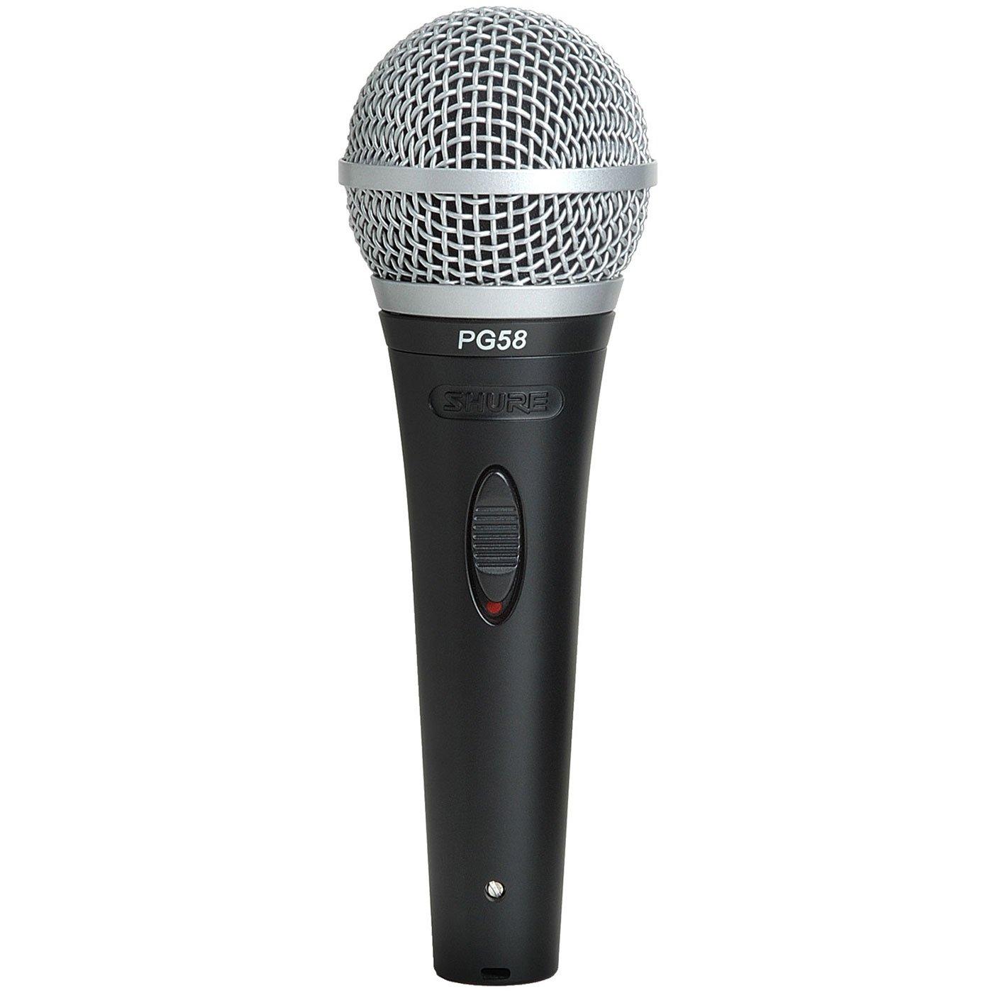 

Shure Cardioid Dynamic Vocal Microphone with Cable by Shure PG58-XLR XLR-to-XLR чорний