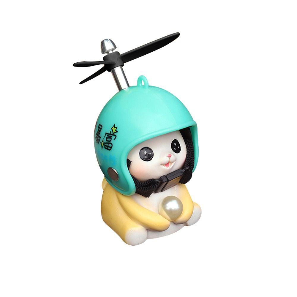 Cute Bike Electric Ornaments Cat Helmet Propeller Riding Equipment Accessories