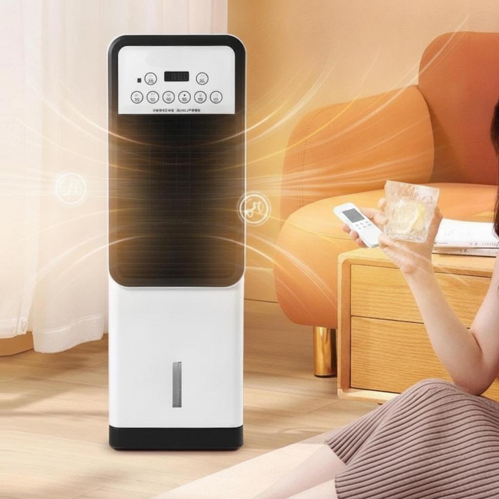 Bladeless Column Fan Cooling with Remotes Air Ventilation Device for Bedroom, Living
