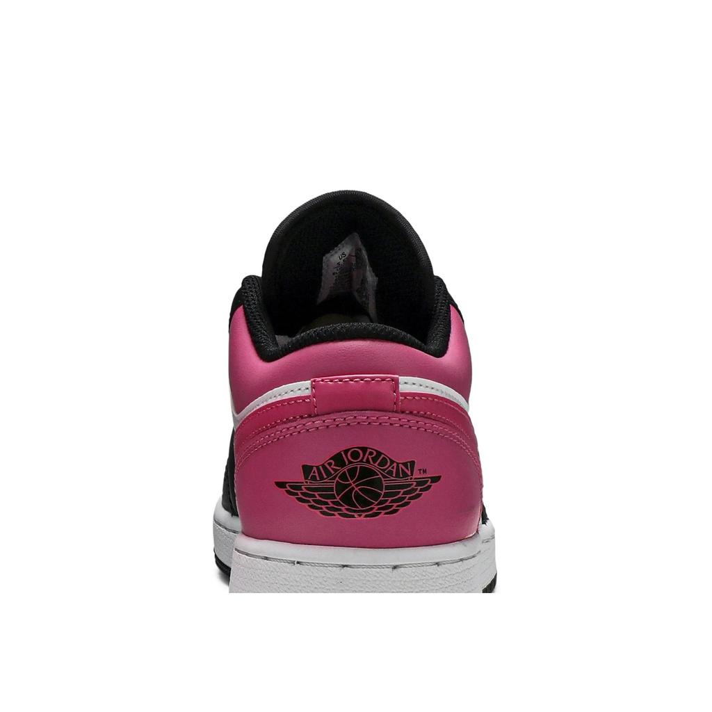 Air Jordan 1 Low Grade School 'Pinksicle' (Unisex) White / Pinksicle / Black Kids' Basketball Shoes 554723 106
