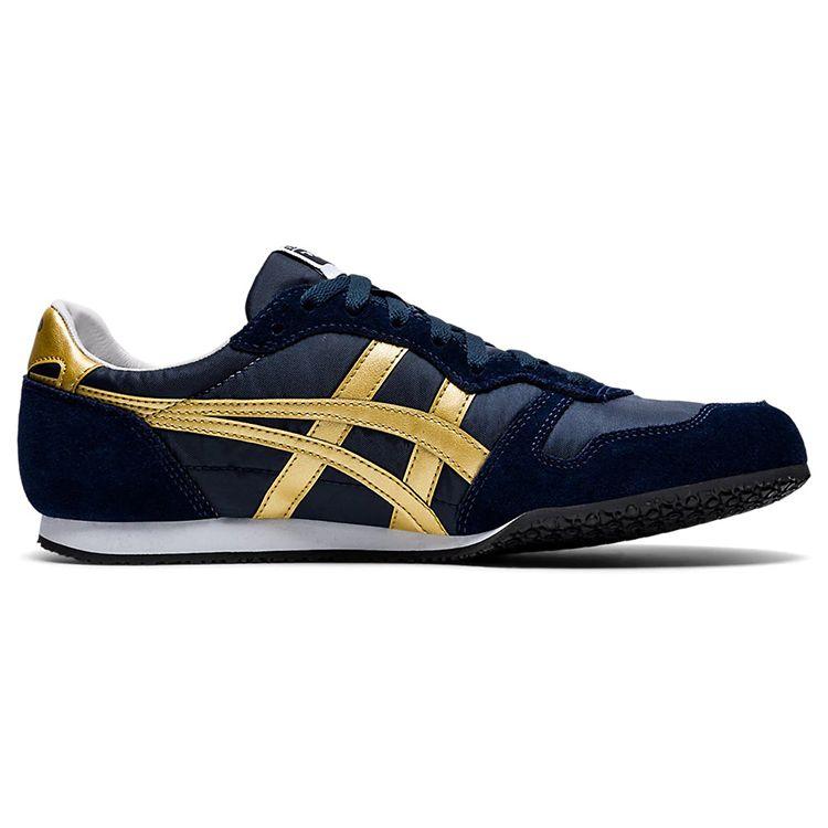 ONITSUKA TIGER Serrano Midnight Pure Gold Unisex Sneakers Blue 1183B400-400