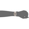 Cue and Cue Watch Analog Radio Solar Waterproof Metal Band Pink HJ05-205 Women's Silver