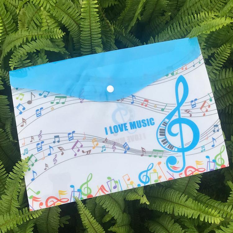 Piano-Shaped A4 Exam Paper Bag - Cute Student Storage Bag