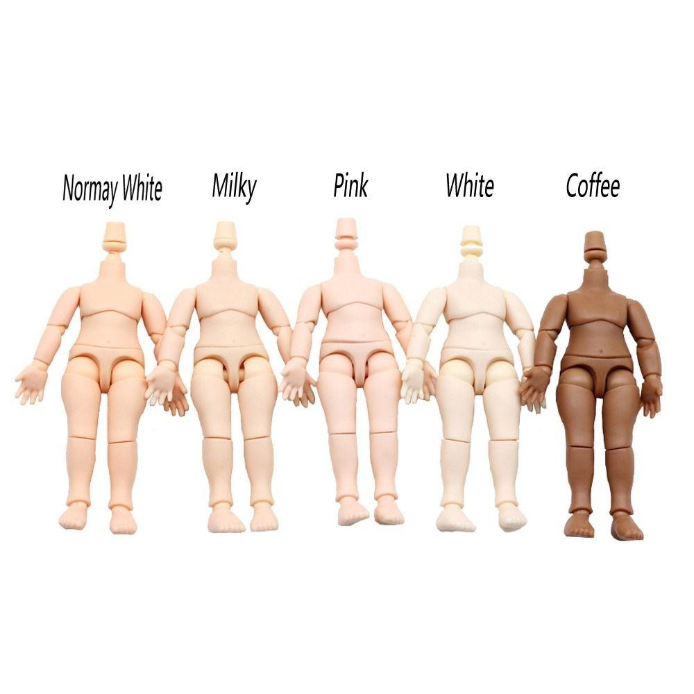 Moveable Joints Doll Model Body Multi-skinned Obitsu Doll Children Gift Ob11 Doll Body  DIY Toy
