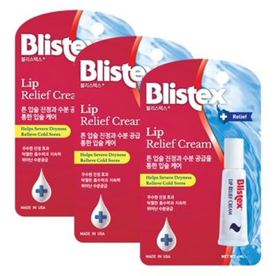 Blistex Crème Réparatrice pour les Lèvres Baume à Lèvres 6g, 3 paquets