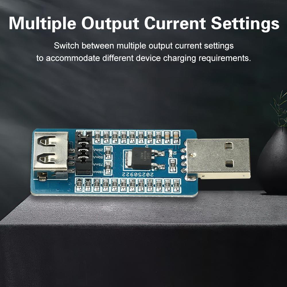 Power Bank Virtual Load Mini USB Load Module Low Current Prevents Shutdown Portable Power Bank Test Module USB Type-A Port