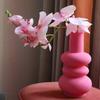 Aesthetic Ceramic Vase Decorative Vases Elegant Flower Bottle Interior Table Accessories Luxury Room Ornaments Home Decoration
