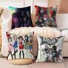 Anime G-Girls Band Cry Cushion Cover Inches Farmhouse Decor Home Throw Pillow Covers for Couch Decorations