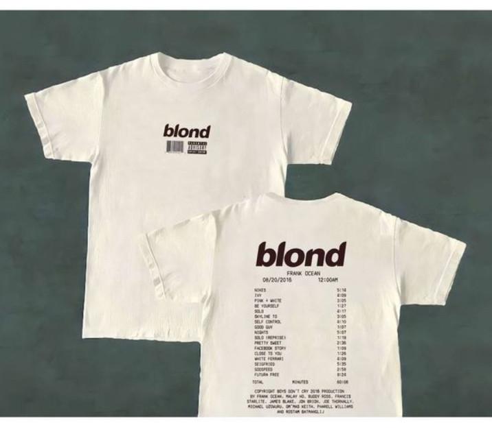 Blond Tracklist Shirt Frank Rapper T Shirt Unisex T-Shirt XXL