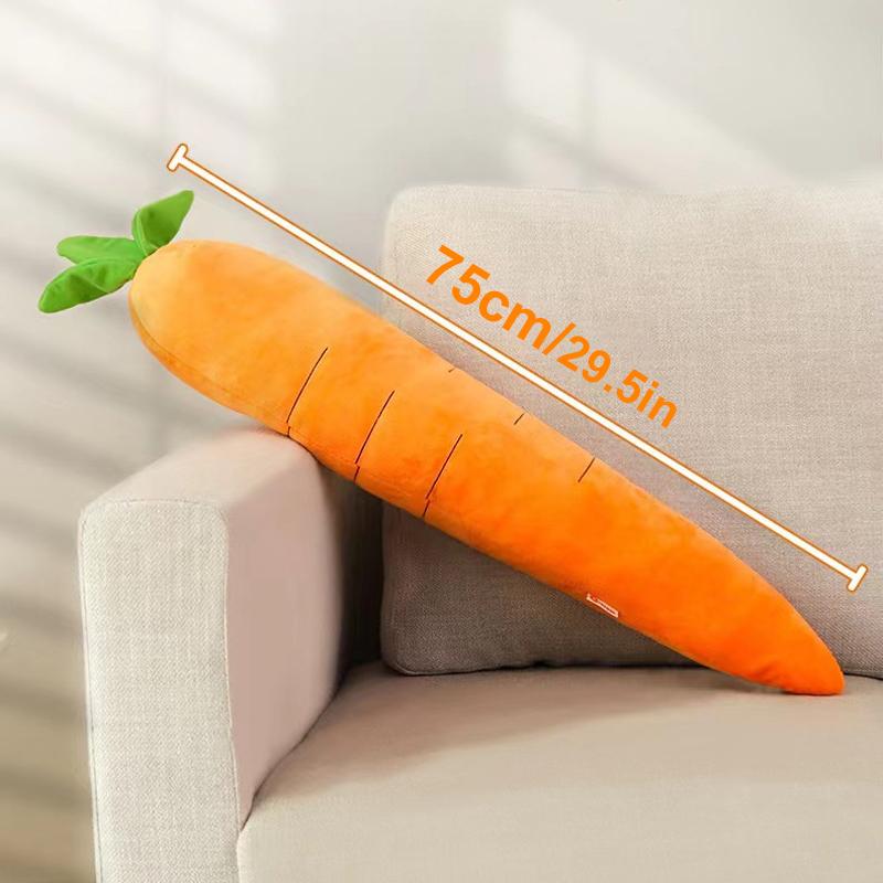 Dog Toy Pet Carrot Plush Toy Vegetable Chew Toy for Small Medium Large Dogs Universal Pet Sound Playing Toy Pet Accessories