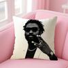DDamso Rapper Cushion Cover Natural Linen Pillow Case DoubleSided Print Decorative Sofa Pillowcase Home Decor Gift