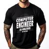 Cooler Computer Engineer Brand T Shirt Graphic T Shirt Comfortable Tshirt Mens Clothing 4TH of July Casual