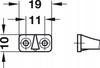 Opening limiter | White | 4 pcs