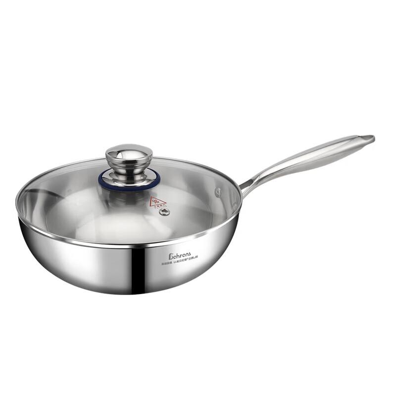 Bailuns Penguin Aristocrat 28cm 3-Ply Stainless Steel Wok