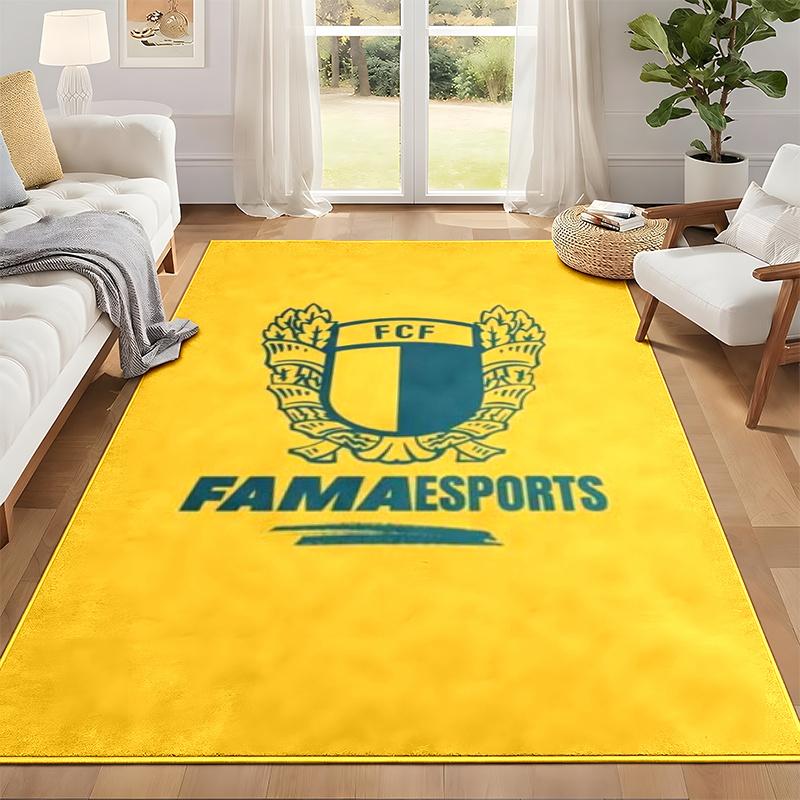 FC Famalicao Carpet Door Mat for Living Room or Bedroom Protective Mat Under Chair Office Decoration Christmas Gift Birthday Present