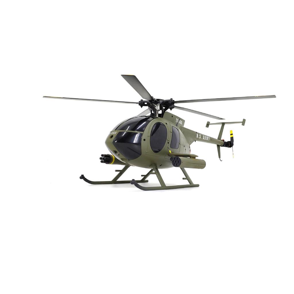 Kubi Bingke C189 Optical Flow Remote Control MD500 Military Helicopter Toy