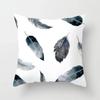 Black Throw Pillow Case Geometric Heart Letters Piano Fashion Girl Cushion Covers Home Sofa Chair Decorative Pillowcase 45X45Cm