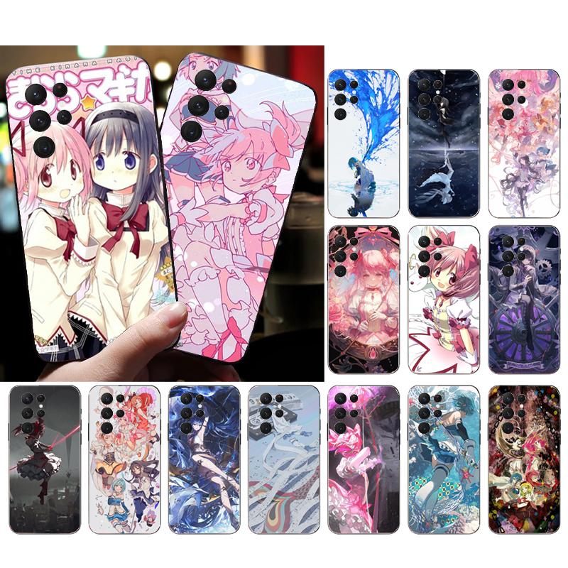 Phone Case For Samsung Galaxy S26 S25 S24 S23 S22 Ultra S23 S22 S25 Plus S24 FE S26Edge Puella Magi Madoka Magica
