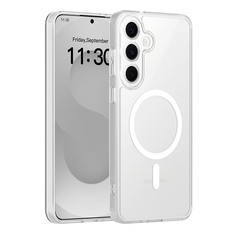 Für Samsung Galaxy S25 FE Hülle Mattes PC+TPU Anti-Fingerabdrücke Glatte Haptik Durchscheinende Abdeckung für Galaxy S25