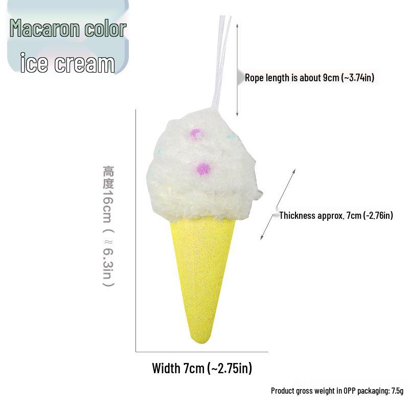 Christmas Macaron and Donut Pendant Ice Cream Cake Venue Decoration Prop