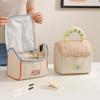 1Pcs Large Capacity Portable Handbag Cute Cottage Style Travel Cosmetic Bag Women Girls Skincare Wash Storage Toiletry Bag