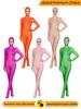 Unisex Oranger Open-Face Zentai-Anzug für Bühnenauftritte