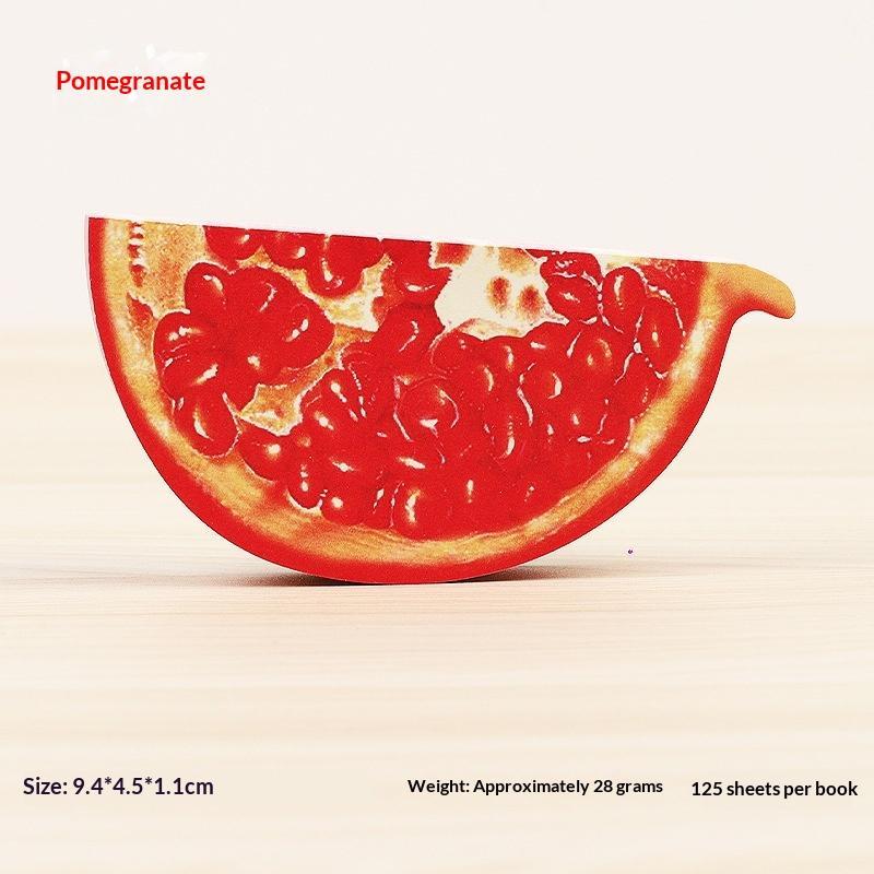 [TG835]3D Fruit Shaped Memo Notepads Cute Creative Design Bright Colors For Office School Note Taking Kids Birthday Gifts