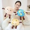 Simulation Cartoon Planet Plush Toy Set - Stuffed Earth Mars Saturn Venus Soft Solar System Dolls for Kids Creative Birthday Gif