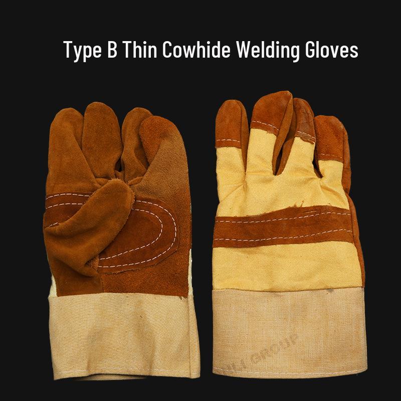 Feuerfeste Vollleder-Schweißhandschuhe - Verschleiß- und hitzebeständig mit kostenlosem Versand