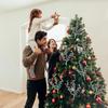 1pcs Curly Pick Branch Xmas DIY Bouquet with Bell Multi Scene Christmas Ornament DIY Twisted Lollipop Flower Branches