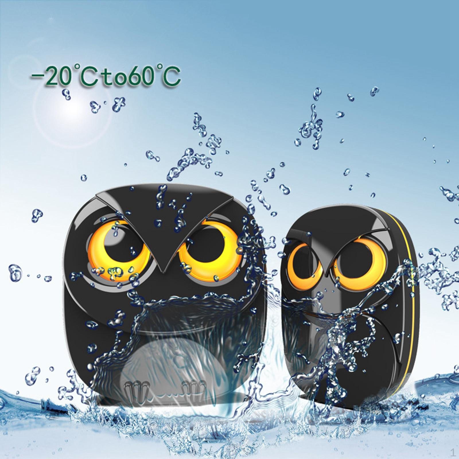

Wireless Driveway Security Alarm Motion Sensor and Detector Multifunctional Durable Supplies Owl