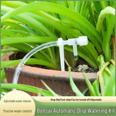 Automatic Adjustable Drip Irrigation System for Balcony Gardens & Potted Plants