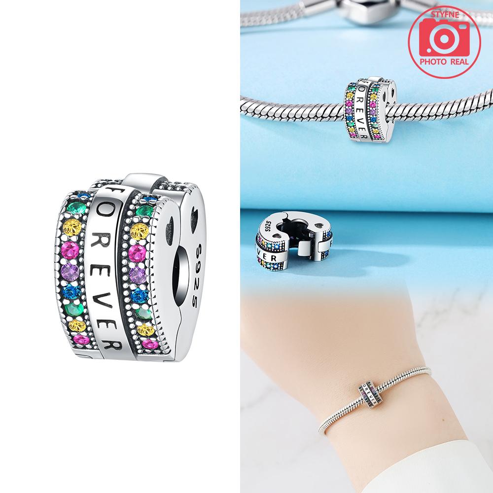 Charms Plata Sparkling Galaxy Beads Copper Colors For Charms Copper Colors Original Bracelet For Jewelry Making