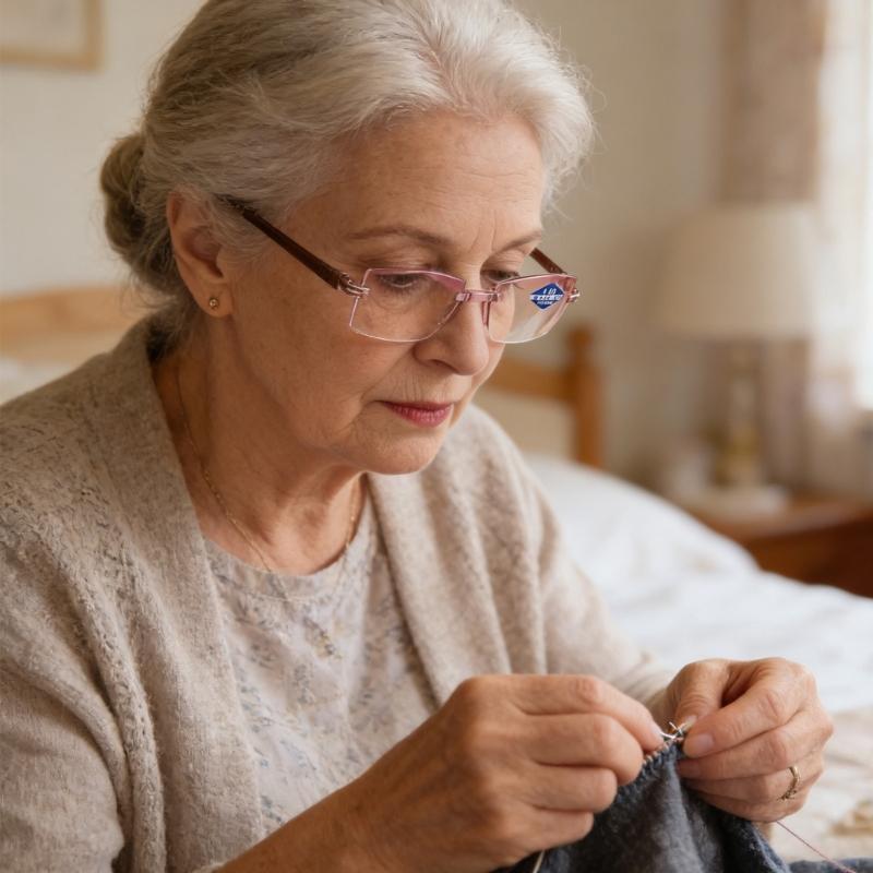 Magnifying Reading Glasses Frameless Eye Glasses For Seniors Frameless Design Lightweight Comfort