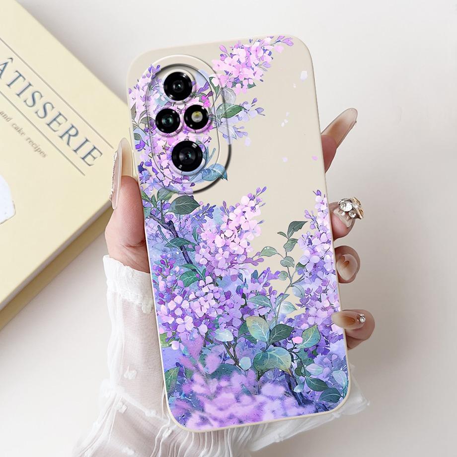 Für Honor 200 Pro 200 Lite Honor200 Hülle Abdeckung Weiches Silikon TPU Blume Schmetterling Girly Mode Malerei Honor 200Lite 200Pro
