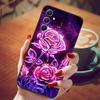 For Samsung Galaxy A55 5G Case Black TPU Silicone Beautiful Pattern Phone Cases for Galaxy A55 Shockproof Soft Cover A 55 6.6''