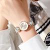Colorful Octagonal Bracelet Watch Diamond-Encrusted Octagonal Dial Quartz Watch