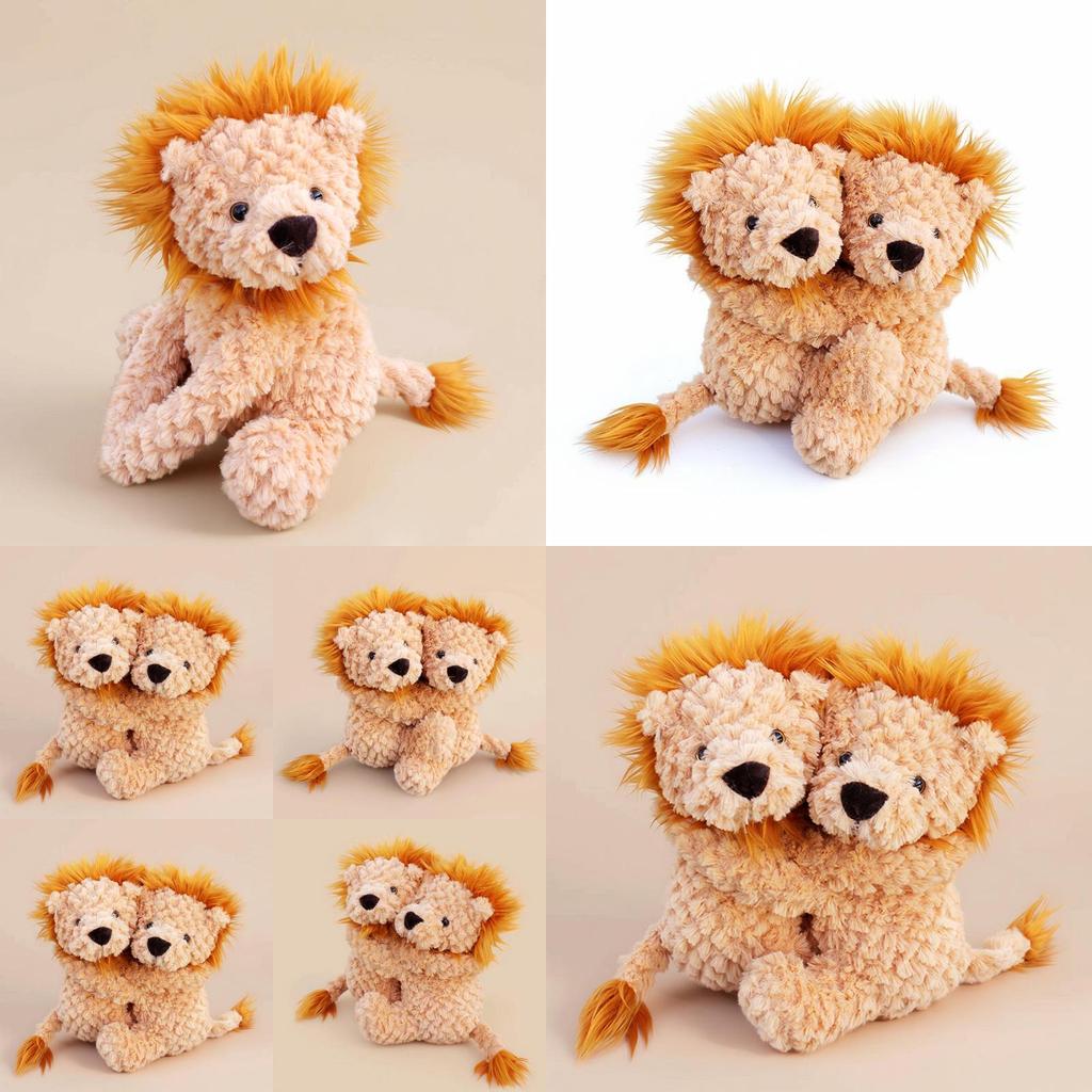 Plush Lion Toy Soft Cuddle Animal Snuggle Pillow For Kids And Adults