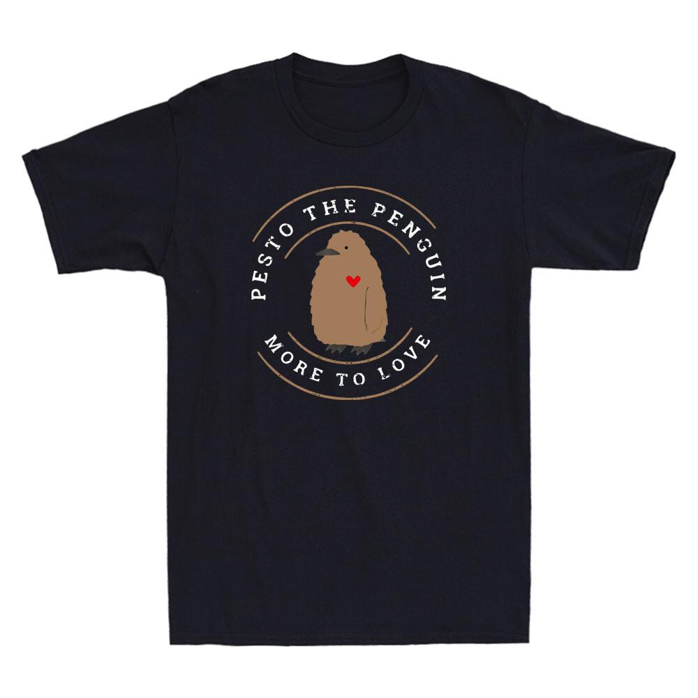 Pesto The Penguin More To Love Funny Red Heart Penguin Meme Retro Men s T-Shirt XXL